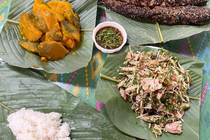 纯生态景颇乡村绿叶宴