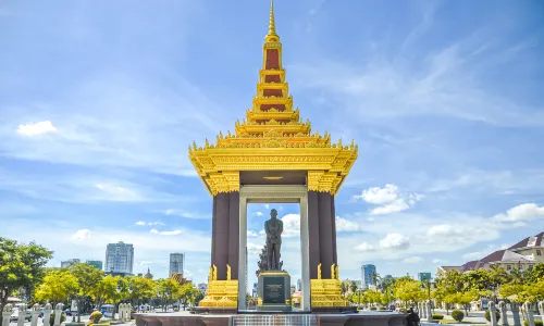 Statue of King Father Norodom Sihanouk