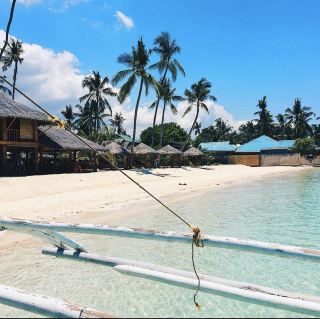 Living in huts! 