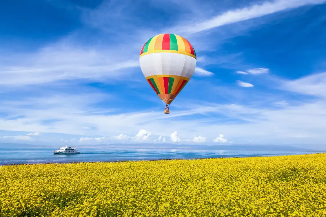 Hotels near Hot Air Balloon over Qinghai Lake