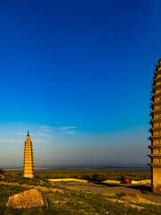 Double Pagodas at Baisikou