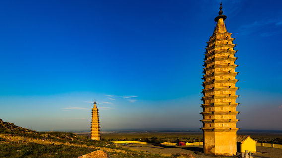 Double Pagodas at Baisikou