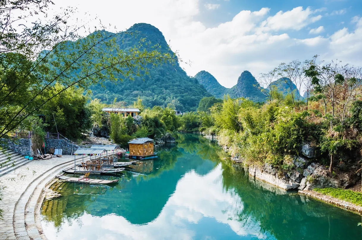 5_遇龙河竹筏漂游