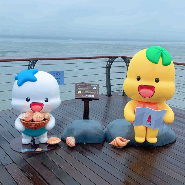 비 와서 더 좋았던, 오이도 빨강등대