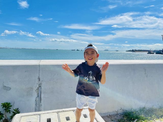 香港最新打卡景點，海景草地偽旅行拍照超美