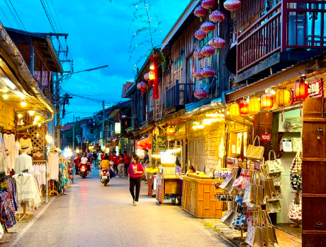 ถนนคนเดินเชียงคานจ.เลย