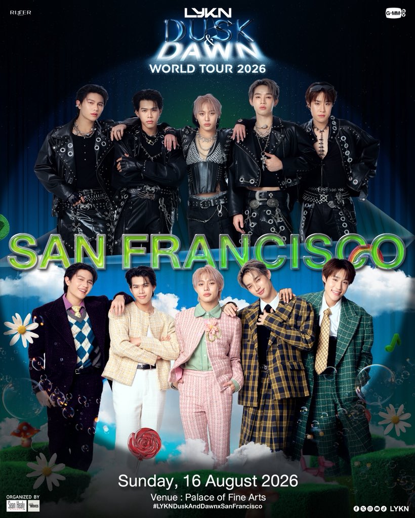 San Francisco | LYKN DUSK AND DAWN WORLD TOUR 2026 IN SAN FRANCISCO | Palace of Fine Arts