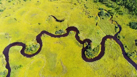 Hawu'er River Scenic Area attraction in Ergun