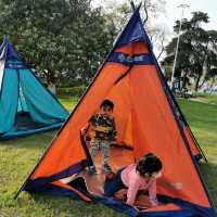 Enjoy free tents 