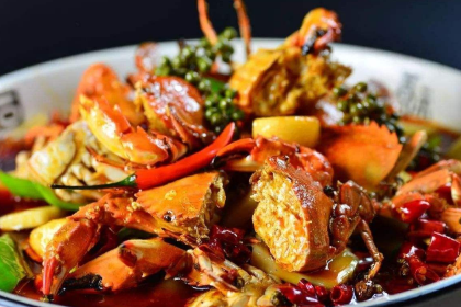 鲜火肴瓦罐酱焖小海鲜(温泉度假酒店)