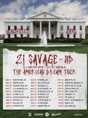 【美國亞特蘭大】21 savage《The American Dream Tour》巡迴演唱會