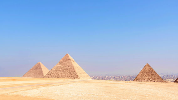 Panoramic View of the Pyramids