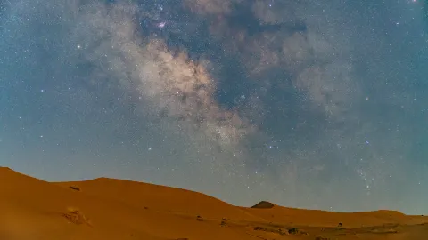 Stargazing in Dunhuang attraction in Gansu