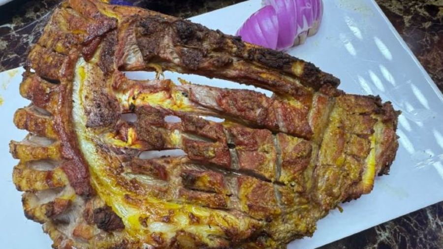 小白餐饮香来手抓羊肉美食烧烤城