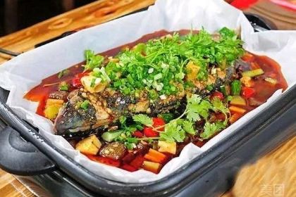 吴蹄花下饭菜巫山烤鱼纸包鱼