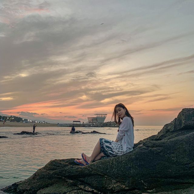 강릉 바다 하면 이곳, 사근진해변