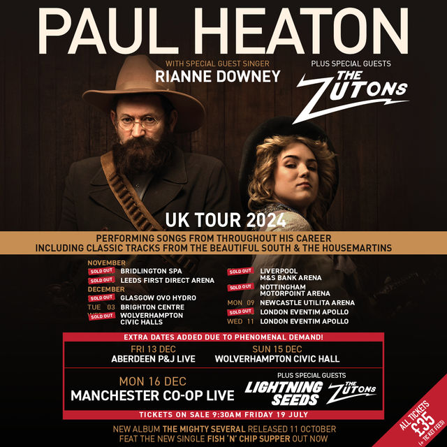 Paul Heaton UK TOUR 2024 | P&J Live