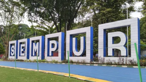 Sempur Park attraction in West Java