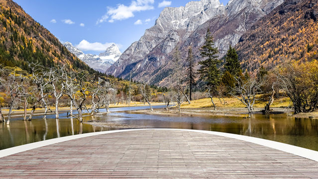 Siguniang Mountain Shuangqiaogou - Viewing Platform