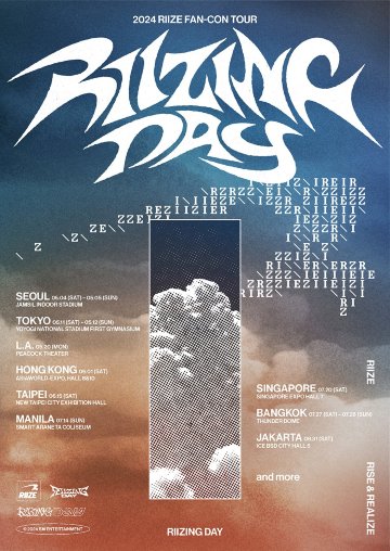 【新加坡】RIIZE 2024《RIIZING DAY》巡迴演唱會 | 新加坡博覽中心