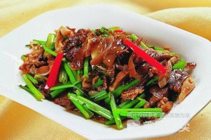 绿色干豆角家常菜