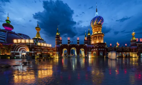 Sino-Russian Border Tourist Area Of Manzhouli