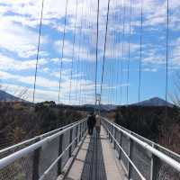 歩行者専用で一番高い橋"九重夢大吊橋"