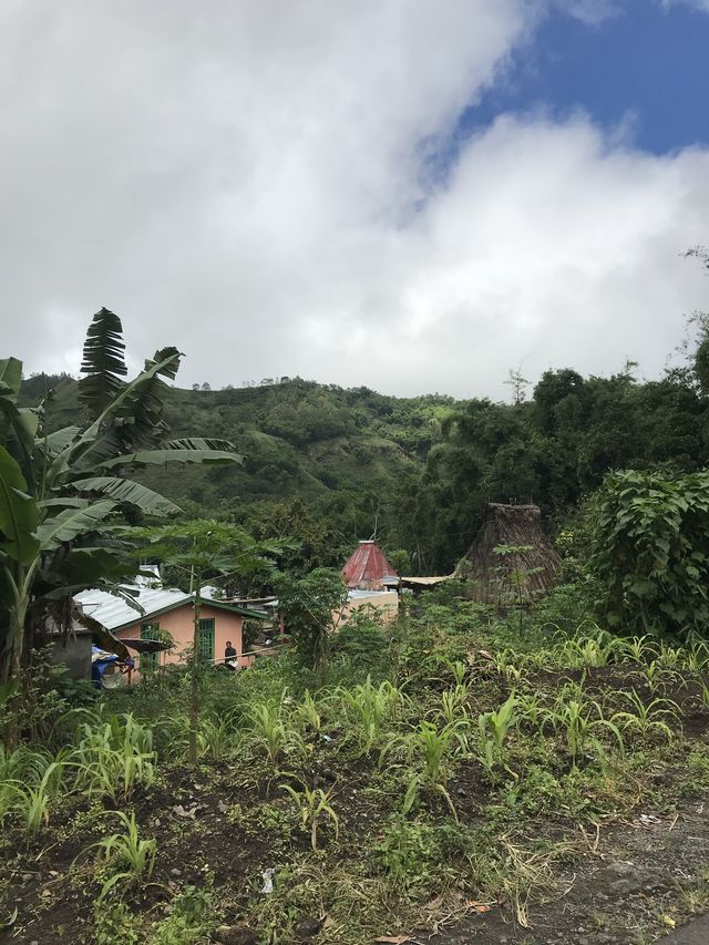 The road to traditional village