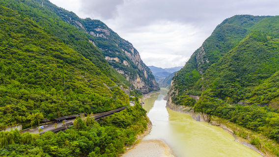Mingyue Gorge Ancient Plank Road Relic Site