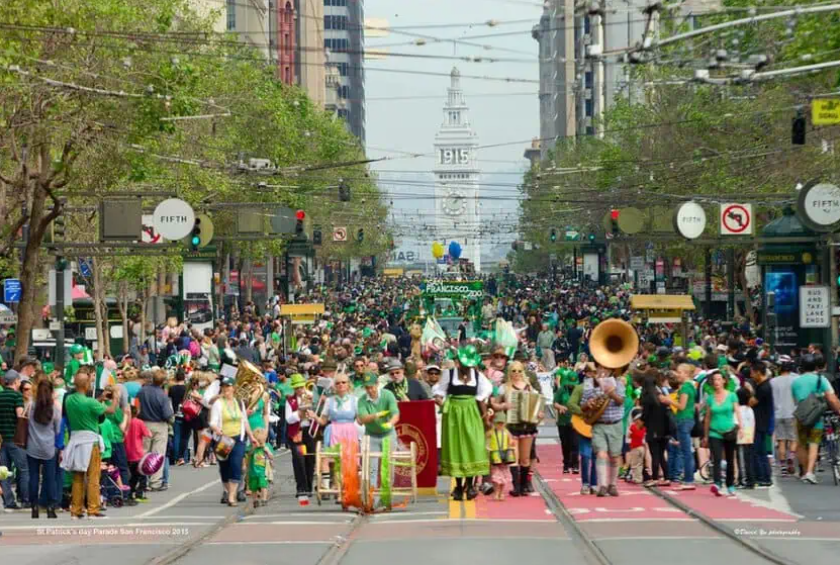 St. Patrick’s Day Parade & Festival 2025 in San Francisco | Civic Center Plaza