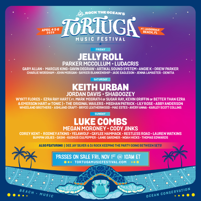 Tortuga Music Festival 2025 Fort Lauderdale Tickets, Dates