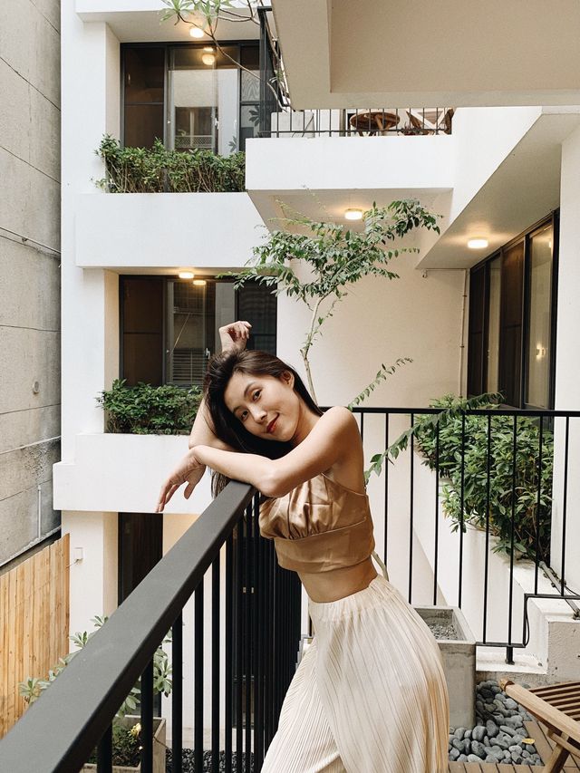 台中住宿｜北歐風小陽台