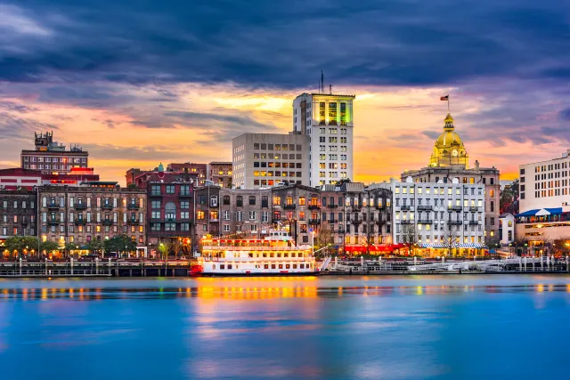 River Street in Savannah, Georgia