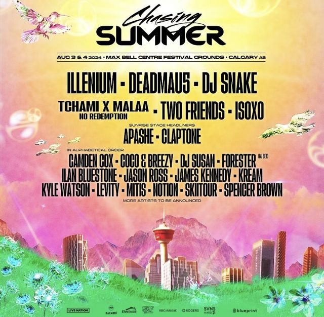 加拿大卡爾加里 · 2024 Chasing Summer 音樂節 | 卡爾加里