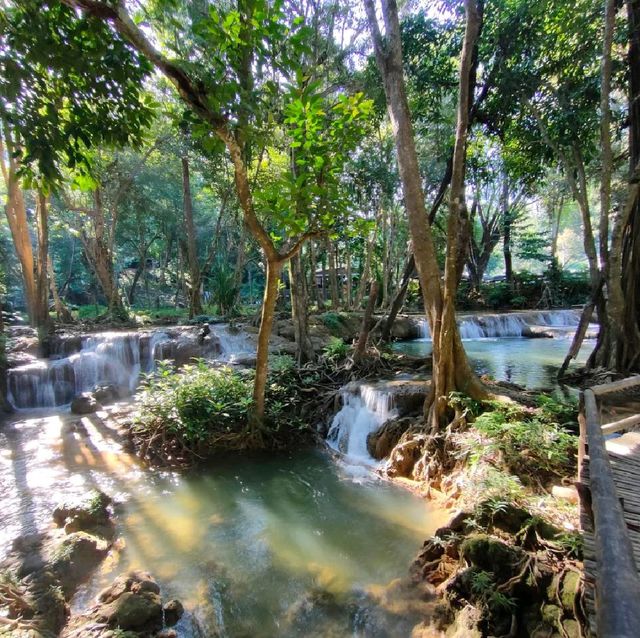 น้ำตกเกริงกระเวีย สังขละบุรี