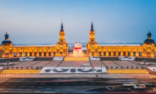 Check out Snowman in Harbin