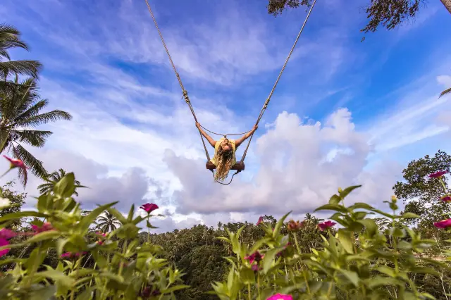 Jungle Swing Adventure in Bali