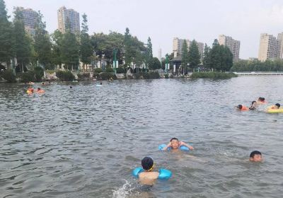 싱화시 Zhaoyang 호수 공원