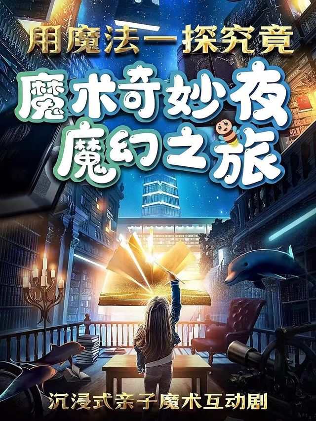 天津 · 國慶親子天天樂/沉浸式親子互動孩童劇《魔術奇妙夜》上台互動魔術劇 | 喜樂牛牛-喜樂花開劇場（天津華開城店）