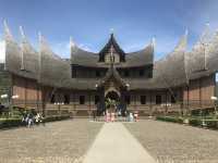 A grand palace in Indonesia