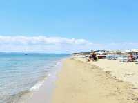Nice beach on the Aegean Sea