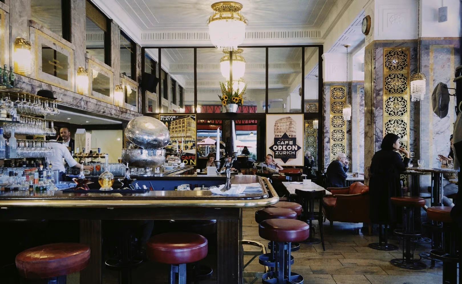 Cafe Bar Odeon Reviews Food Drinks In Zurich Zurich Trip Com