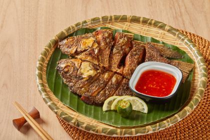 Chicken inside Coconut