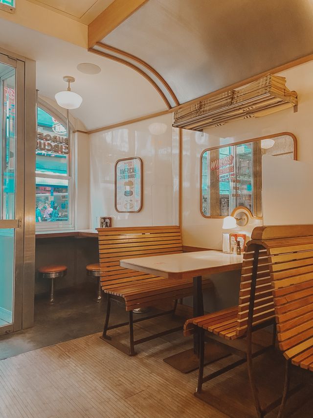 香港 中環美食 美式復古快餐店 超好拍
