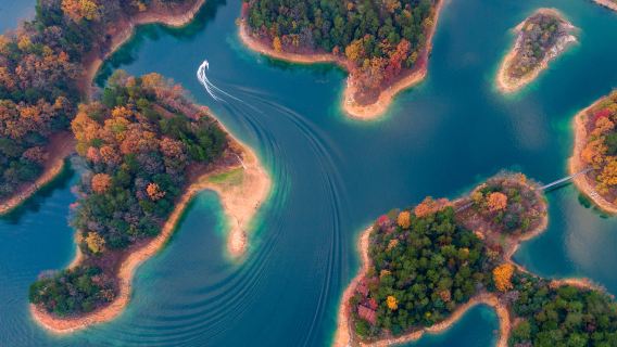 千島湖釣魚島+天嶼山觀景台一日遊【千島湖遊船純玩 門票全含】