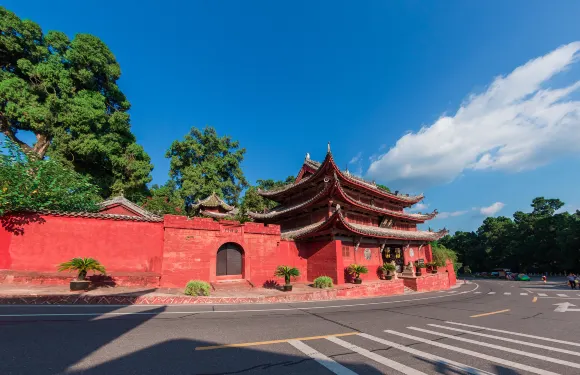 七曲山大廟門票 + 觀光車票大小同價