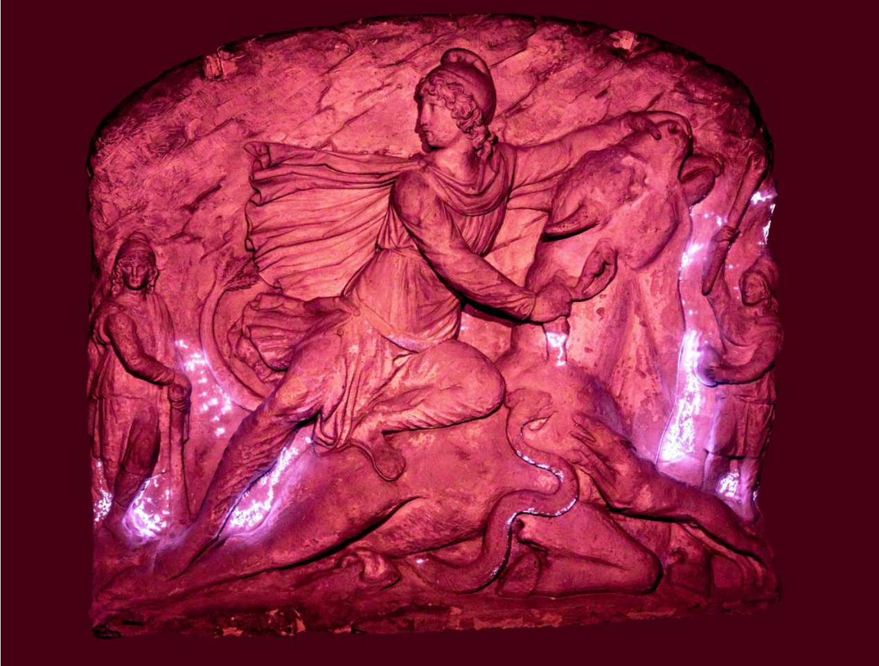 PITCH BLACK – COLOURFUL? Current research on polychromy in antiquity | Kunsthistorisches Museum