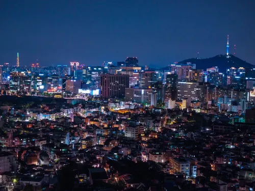 서울에서 예쁜 노을을 만날 수 있는 곳 낙산공원