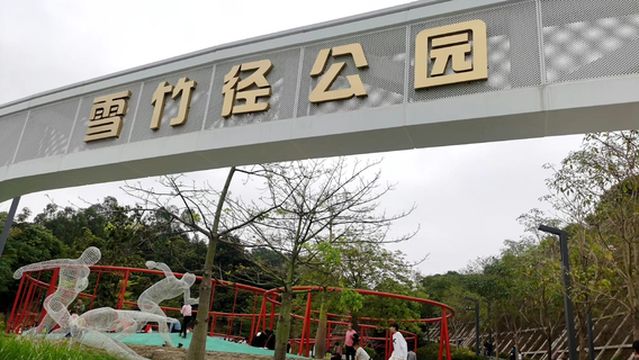 Snow Bamboo Path Park