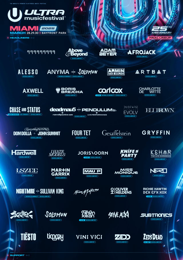 Ultra Music Festival 2025 | FPL Solar Amphitheater at Bayfront Park